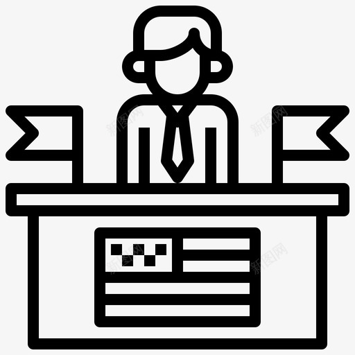大使影响营销4线性svg_新图网 https://ixintu.com 大使 影响 营销 线性