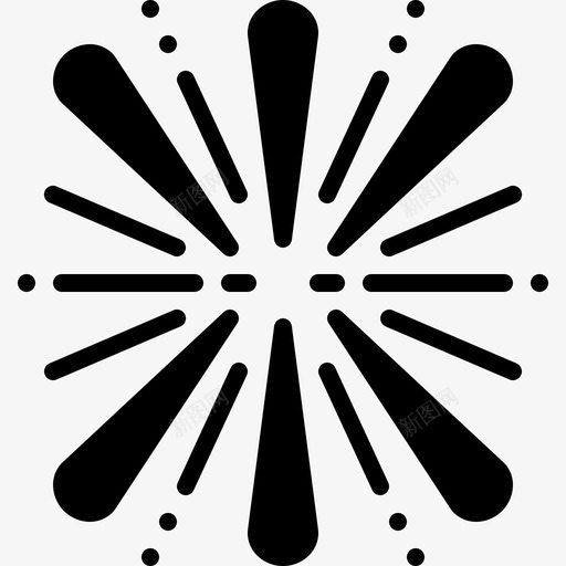 烟火新年78加油svg_新图网 https://ixintu.com 烟火 新年 加油