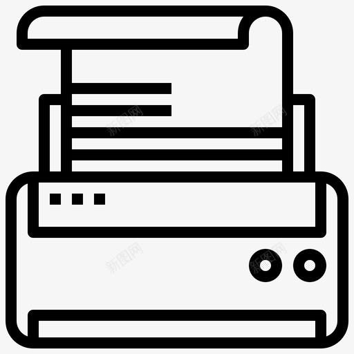 打印机共工作空间10线性svg_新图网 https://ixintu.com 打印机 工作 空间 线性