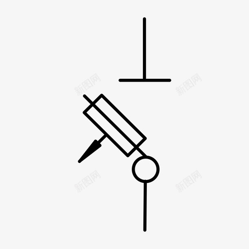 跌落式熔断器 (分)svg_新图网 https://ixintu.com 跌落式熔断器 (分) dlsrdq_f