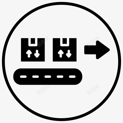 自动包装物流1Blackfillcirclesvg_新图网 https://ixintu.com 自动 包装 物流 1Blackfill circle