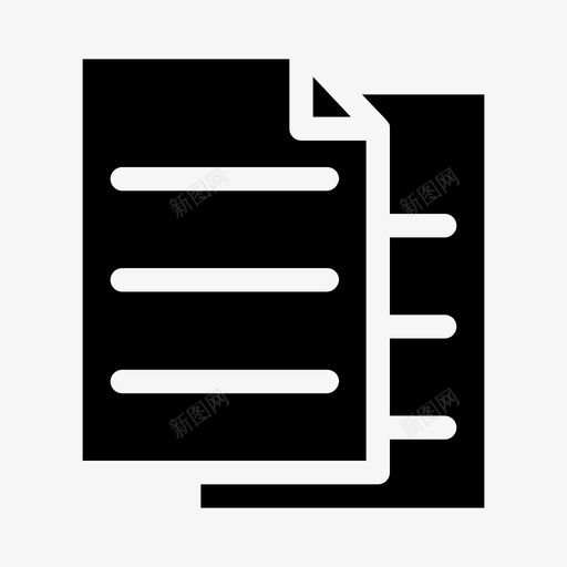 文件文档合同表单svg_新图网 https://ixintu.com 文件 文档 合同 表单 纸张 用户界面 图示