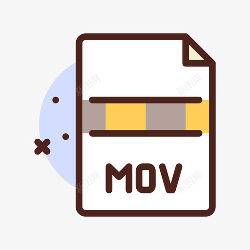Mov照片视频1线性颜色svg_新图网 https://ixintu.com Mov 照片 视频 线性 颜色