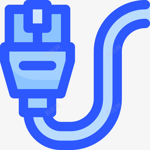 以太网计算机硬件39蓝色svg_新图网 https://ixintu.com 以太网 计算机 硬件 蓝色