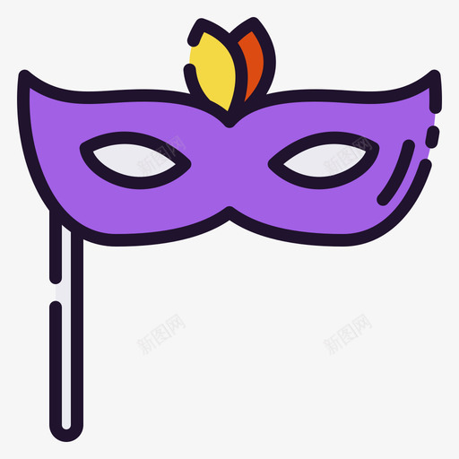 面具魔法63线性颜色svg_新图网 https://ixintu.com 面具 魔法 线性 颜色