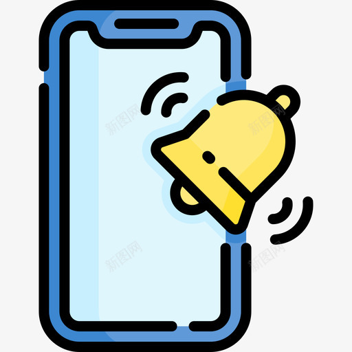智能手机社交媒体187线性颜色svg_新图网 https://ixintu.com 智能 手机 社交 媒体 线性 颜色