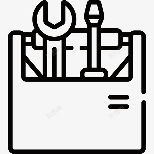 工具箱5号高速公路线性svg_新图网 https://ixintu.com 工具箱 5号 高速公路 线性