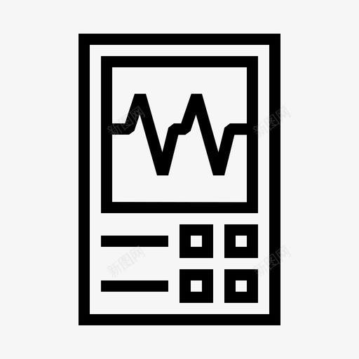 心电图健康健康检查svg_新图网 https://ixintu.com 健康 心电图 检查 心跳 医疗 医疗器械 mediacl