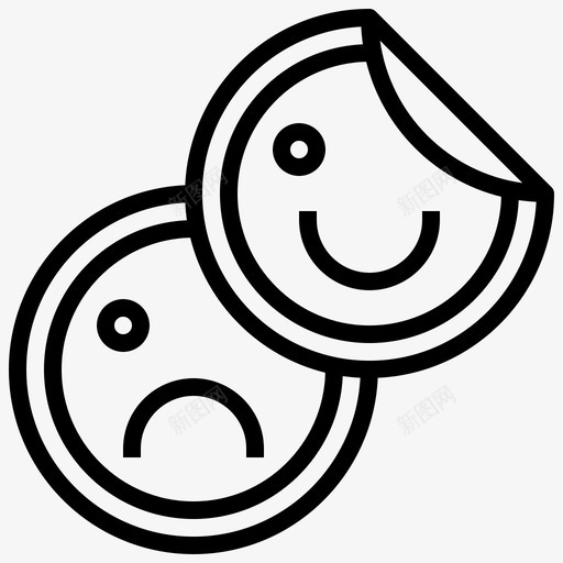 贴纸印刷65线性svg_新图网 https://ixintu.com 贴纸 印刷 线性