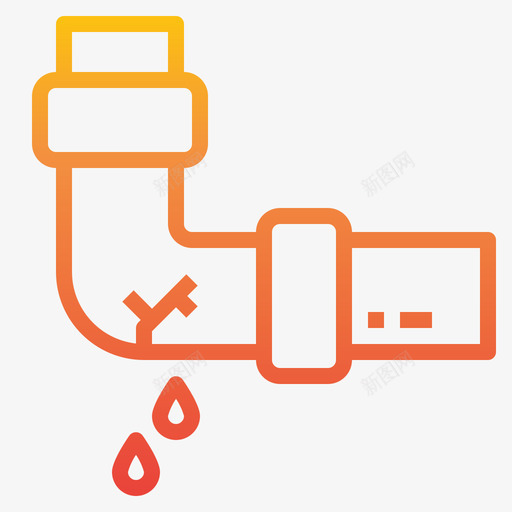 漏水水管工工具14坡度svg_新图网 https://ixintu.com 漏水 水管 管工 工具 坡度