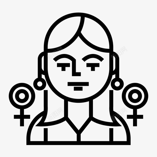 女人女孩人svg_新图网 https://ixintu.com 女人 女孩 人的 力量