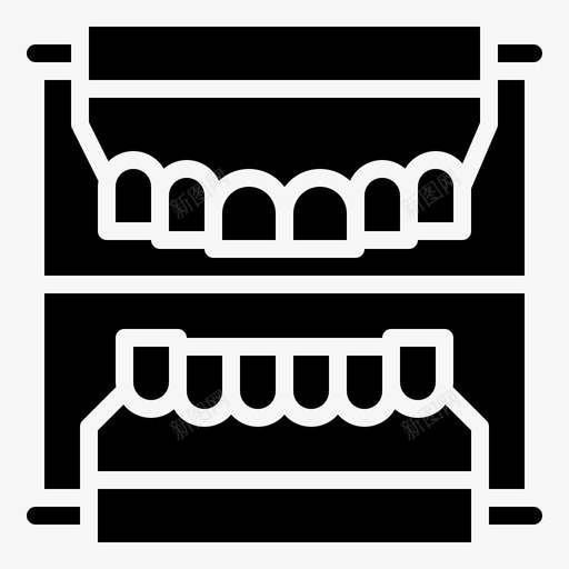模具牙科57填充svg_新图网 https://ixintu.com 模具 牙科 填充