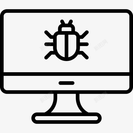 恶意软件黑客55线性svg_新图网 https://ixintu.com 恶意 软件 黑客 线性