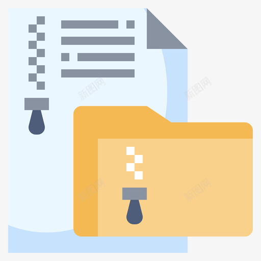 Zip文件夹网络技术19扁平svg_新图网 https://ixintu.com Zip 文件夹 网络技术 扁平