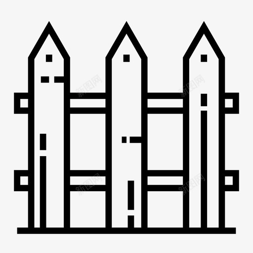 篱笆路障花园svg_新图网 https://ixintu.com 篱笆 花园 路障 园艺