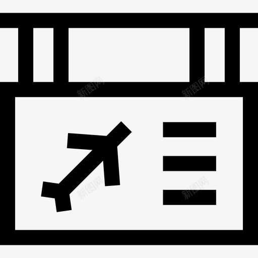 机场航空51直线svg_新图网 https://ixintu.com 机场 航空 直线