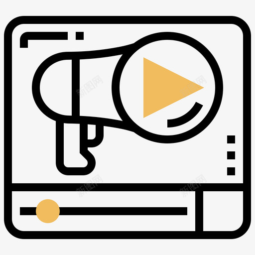 广告博主和影响者27黄影svg_新图网 https://ixintu.com 广告 主和 影响 黄影