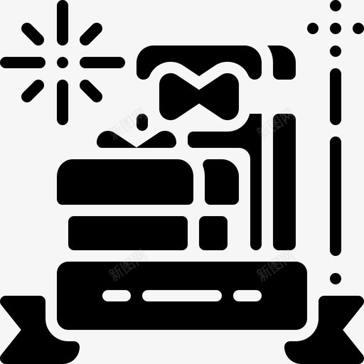 礼物新年78填充svg_新图网 https://ixintu.com 礼物 新年 填充