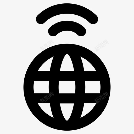 连接互联网网络svg_新图网 https://ixintu.com 连接 互联网 网络 wifi