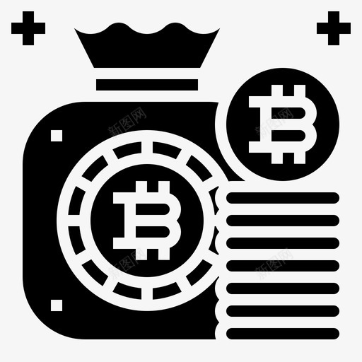 比特币包比特币138填充svg_新图网 https://ixintu.com 比特 币包 填充