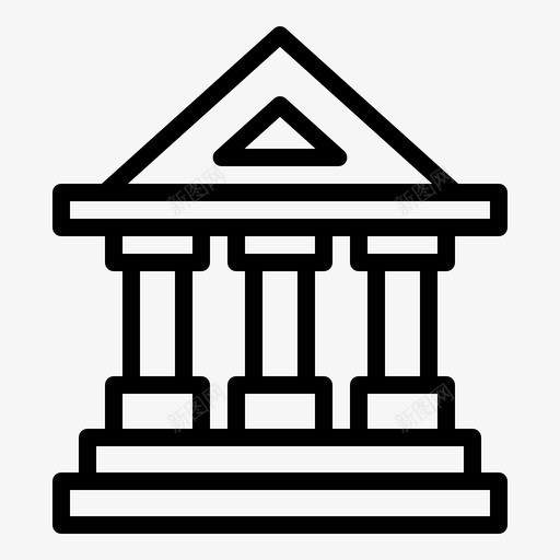 银行大厦城市svg_新图网 https://ixintu.com 金融 银行 大厦 城市 博物馆