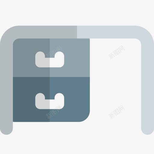 办公桌办公用品2扁平svg_新图网 https://ixintu.com 办公桌 办公用品 扁平