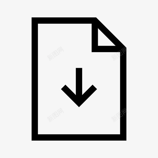 文件文档下载svg_新图网 https://ixintu.com 文件 文档 下载 纸张 工作 作表