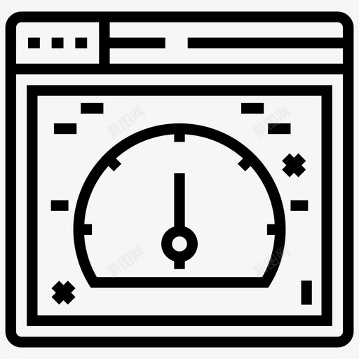 网页速度网页速度测试网页速度检查svg_新图网 https://ixintu.com 网页 速度 测试 检查 网站 搜索引擎 优化 线条 图标