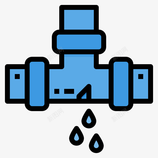 漏水管道工工具16线颜色svg_新图网 https://ixintu.com 漏水 管道工 工具 颜色