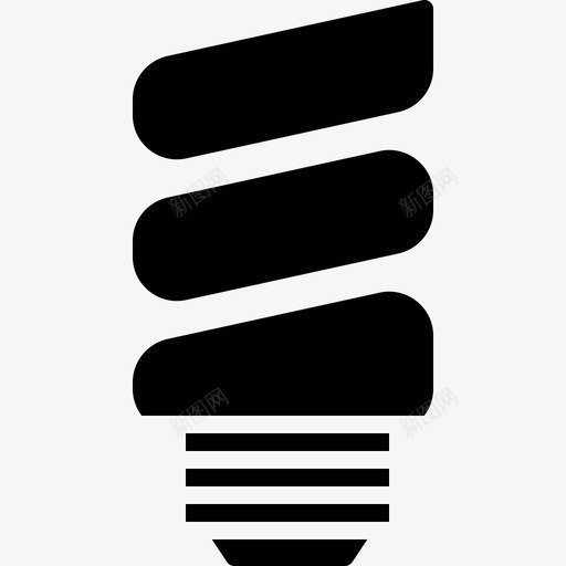 荧光灯电灯svg_新图网 https://ixintu.com 荧光灯 灯泡 功率 能量 符号