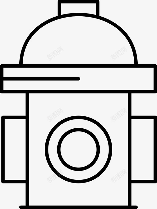 消防栓水消防队员svg_新图网 https://ixintu.com 消防栓 消防 消防队 队员