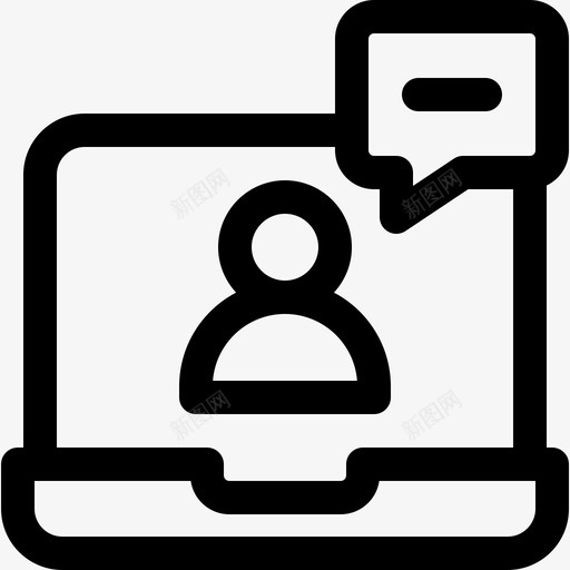 视频聊天友谊54直系svg_新图网 https://ixintu.com 视频聊天 友谊 直系