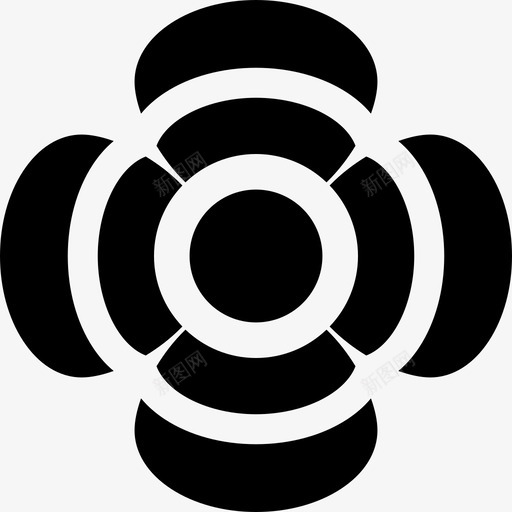 花自然和花5填充svg_新图网 https://ixintu.com 自然 填充