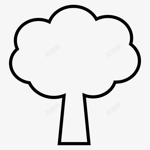 树森林花园svg_新图网 https://ixintu.com 森林 花园 树叶 自然 植物