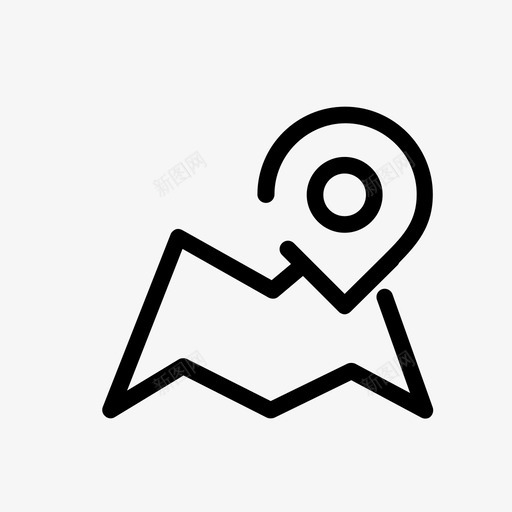 APP首页图标 地图svg_新图网 https://ixintu.com APP首页图标 地图