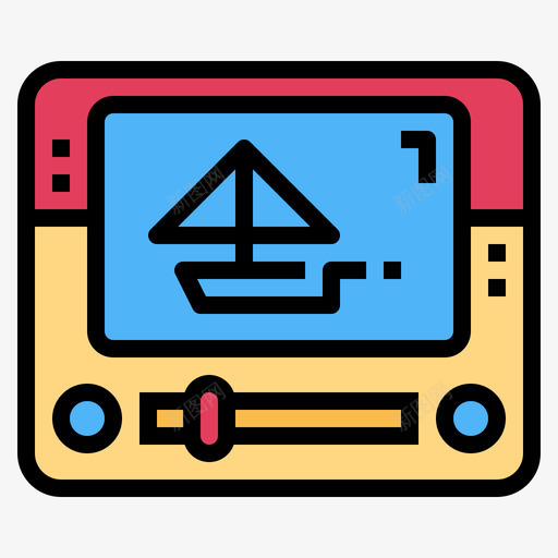 电视素描玩具26线颜色svg_新图网 https://ixintu.com 电视 素描 玩具 颜色
