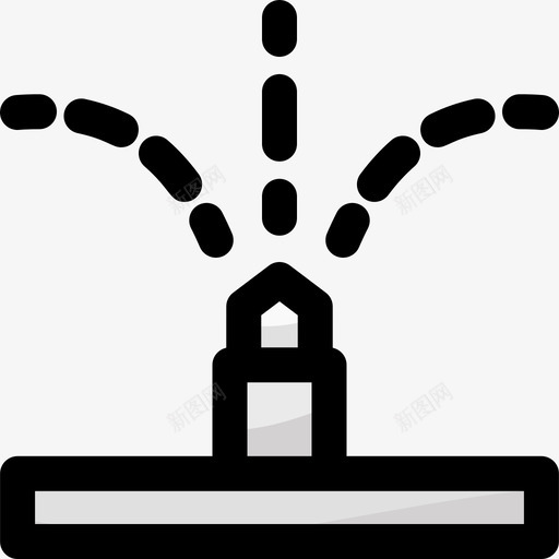 喷灌机农耕88线色svg_新图网 https://ixintu.com 喷灌机 农耕 线色