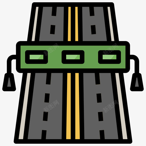 道路10号高速公路线形颜色svg_新图网 https://ixintu.com 道路 10号 高速公路 线形 颜色