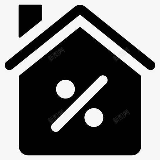 房屋利息房屋价值物业成本svg_新图网 https://ixintu.com 房屋 利息 物业 价值 成本 房地产 雕文 图标