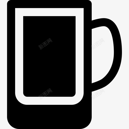 啤酒杯餐具1灌装svg_新图网 https://ixintu.com 啤酒杯 餐具 灌装