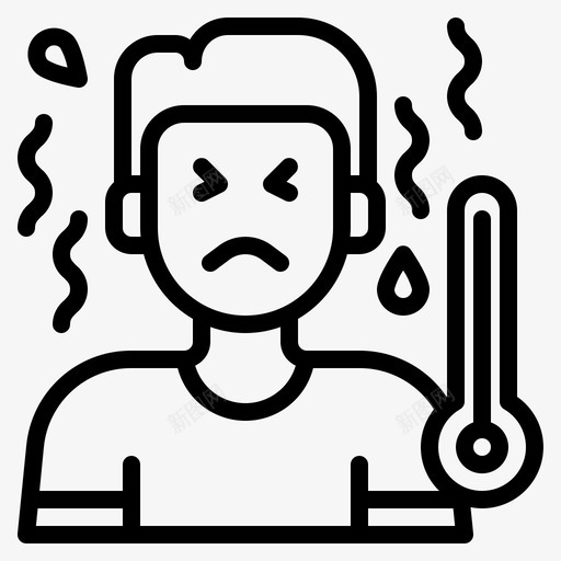 高温冠状病毒123线状svg_新图网 https://ixintu.com 高温 冠状 病毒 线状