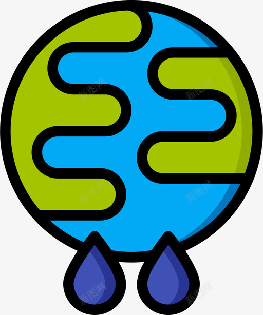 世界气候变化74线性颜色svg_新图网 https://ixintu.com 世界 气候变化 线性 颜色