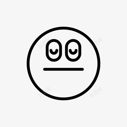 表情冷静脸svg_新图网 https://ixintu.com 表情 冷静 情绪