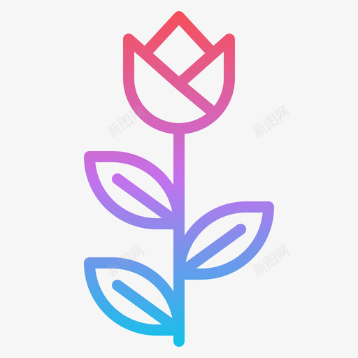 花卉生活方式42渐变svg_新图网 https://ixintu.com 花卉 生活方式 渐变