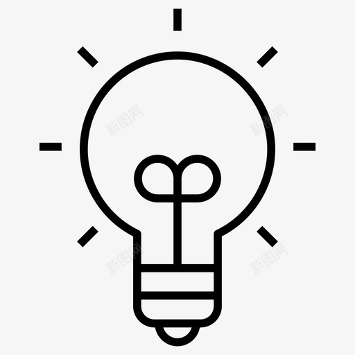 灯泡电源led灯泡svg_新图网 https://ixintu.com 灯泡 电源 led 家庭 改善 矢量 矢量图 图标