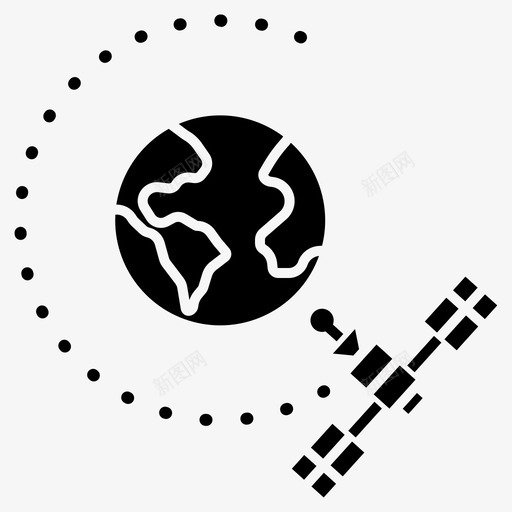 卫星太空229字形svg_新图网 https://ixintu.com 卫星 太空 字形