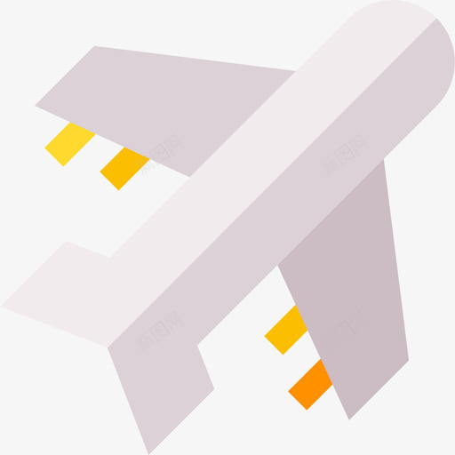飞机航空50扁平svg_新图网 https://ixintu.com 飞机 航空 扁平