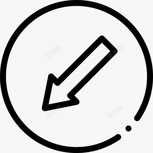 左转36号交通标志直线svg_新图网 https://ixintu.com 左转 36号 交通标志 直线