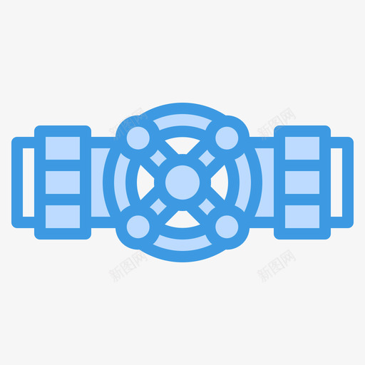 阀门管道工工具11蓝色svg_新图网 https://ixintu.com 阀门 管道工 工具 蓝色