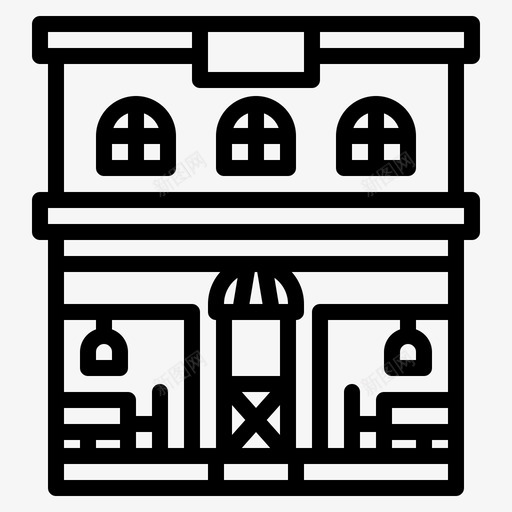 餐厅87号楼线性svg_新图网 https://ixintu.com 餐厅 87号楼 线性